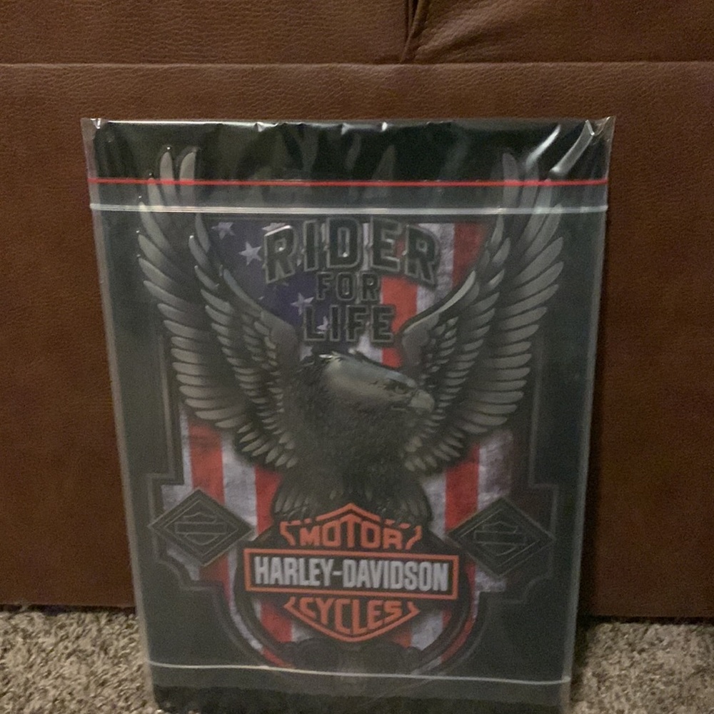 Used Harley Davidson motorcycle
RIDER FOR LIFE Collectible Vintage Metal Sign💎 - Picture 4 of 4
